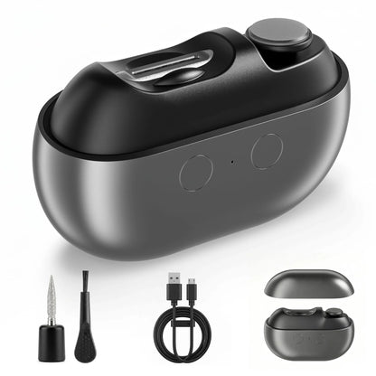 Electric Nail Clipper and Toenail Trimmer with Built-In Shaving Collector