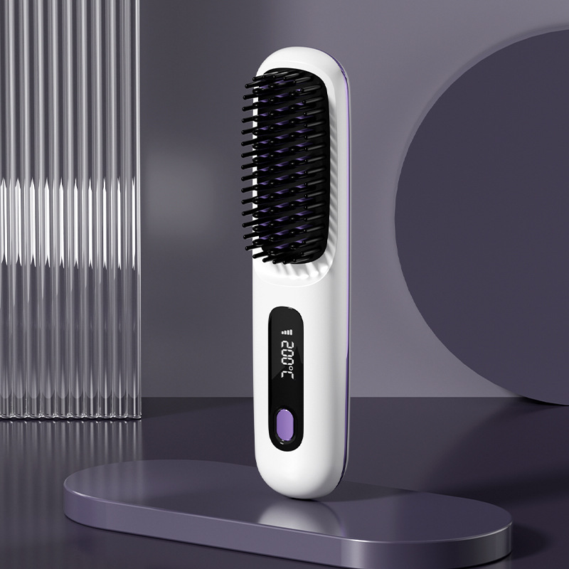 Cordless Hair Straightener Brush