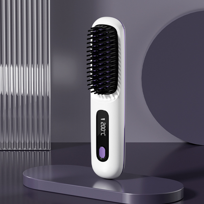 Cordless Hair Straightener Brush