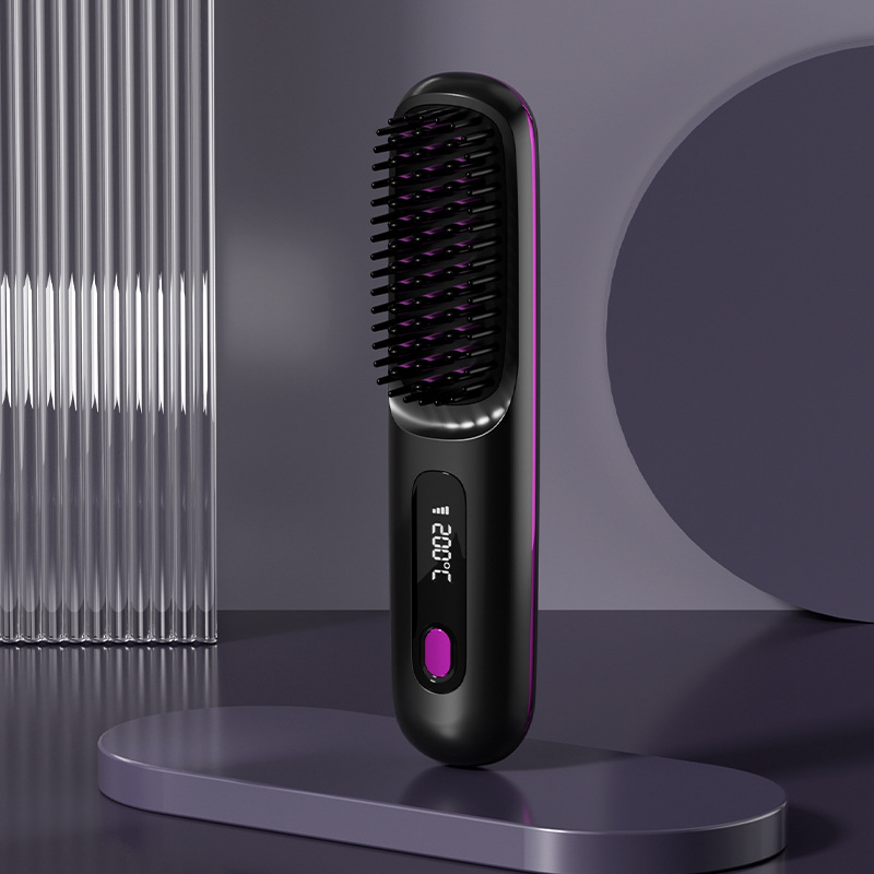 Cordless Hair Straightener Brush