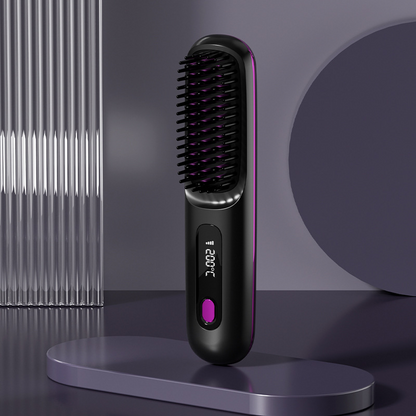 Cordless Hair Straightener Brush