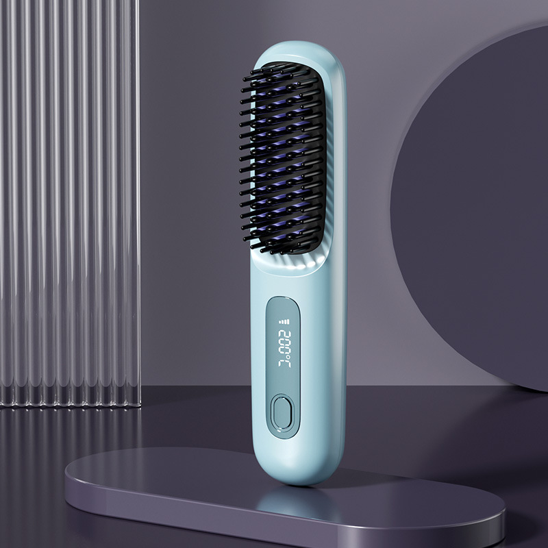 Cordless Hair Straightener Brush