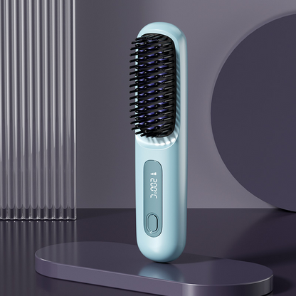 Cordless Hair Straightener Brush